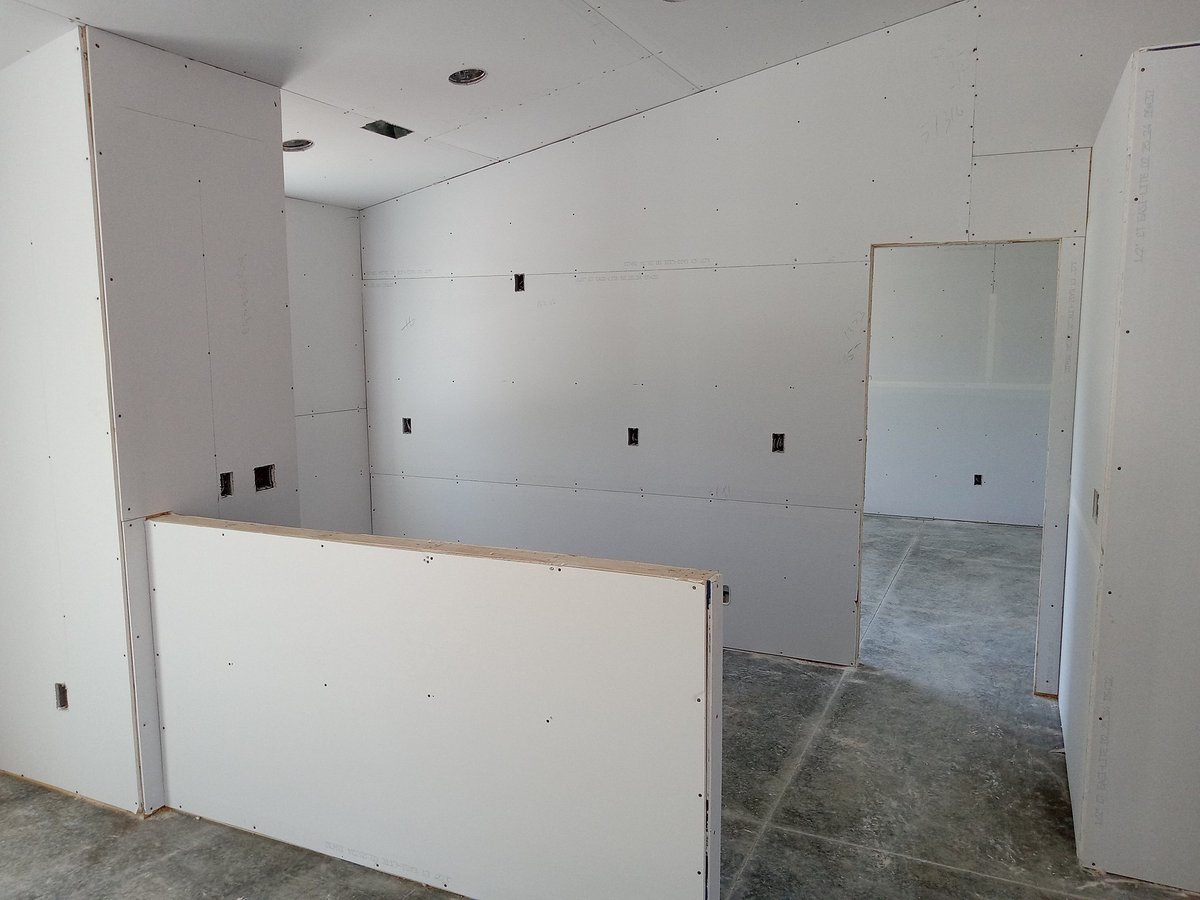 Commercial build-out and tenant improvement drywall and framing by a licensed general contractor in Toledo, Ohio